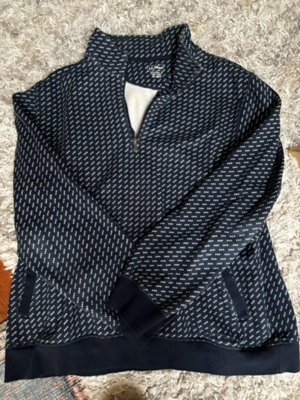 L.L. Bean Navy Pull Over
